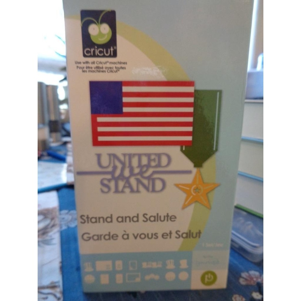 Cricut Die Cut Cartridge STAND AND SALUTE Scrapbooking